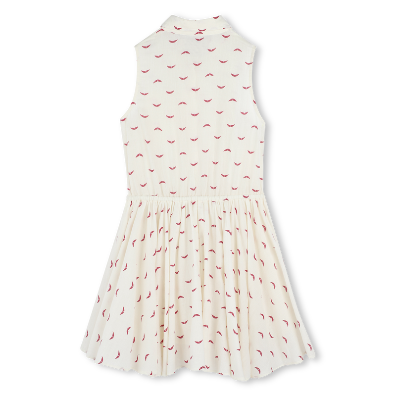 Mouwloze jurk met print