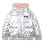 Omkeerbaar polyester donsjack KENZO KIDS 
                    GIRL