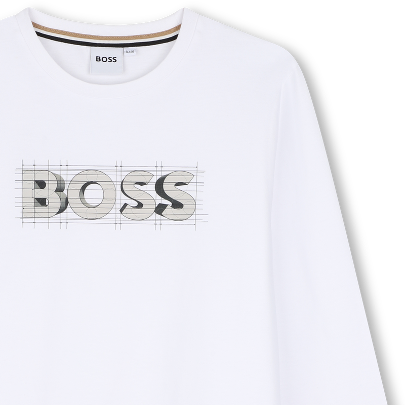 T-shirt met lange mouwen BOSS 
                        BOY
