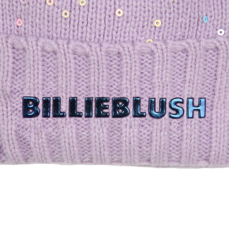 Muts met pompon en lovertjes BILLIEBLUSH 
                        GIRL