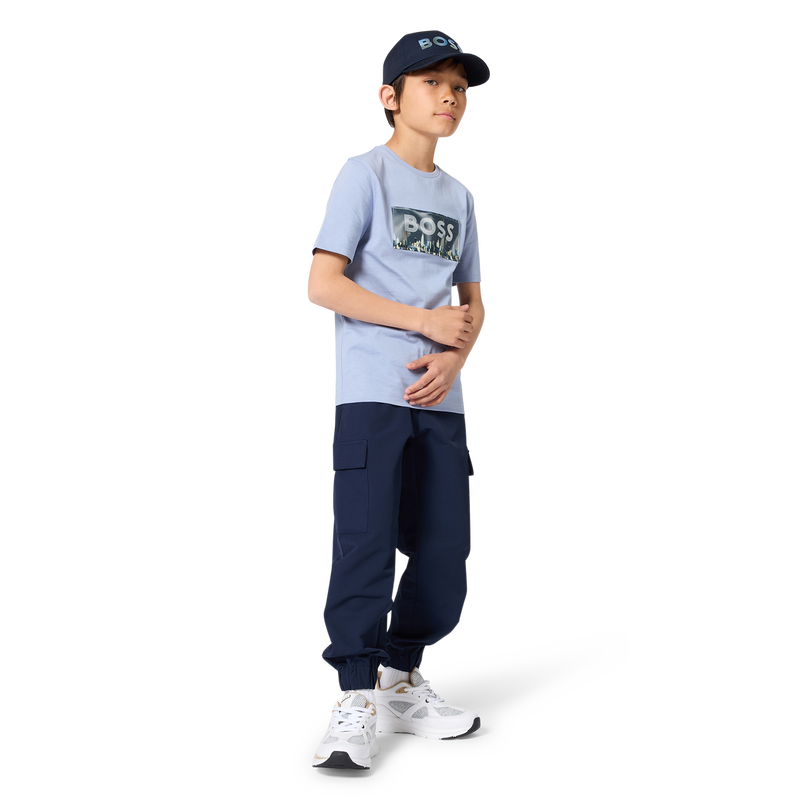 T-shirt met korte mouwen BOSS 
                        JONGEN