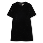 Fluwelen T-shirt jurk ZADIG VOLTAIRE 
                    GIRL
