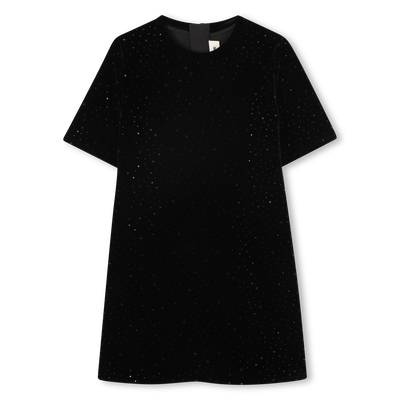 Fluwelen T-shirt jurk ZADIG & VOLTAIRE GIRL