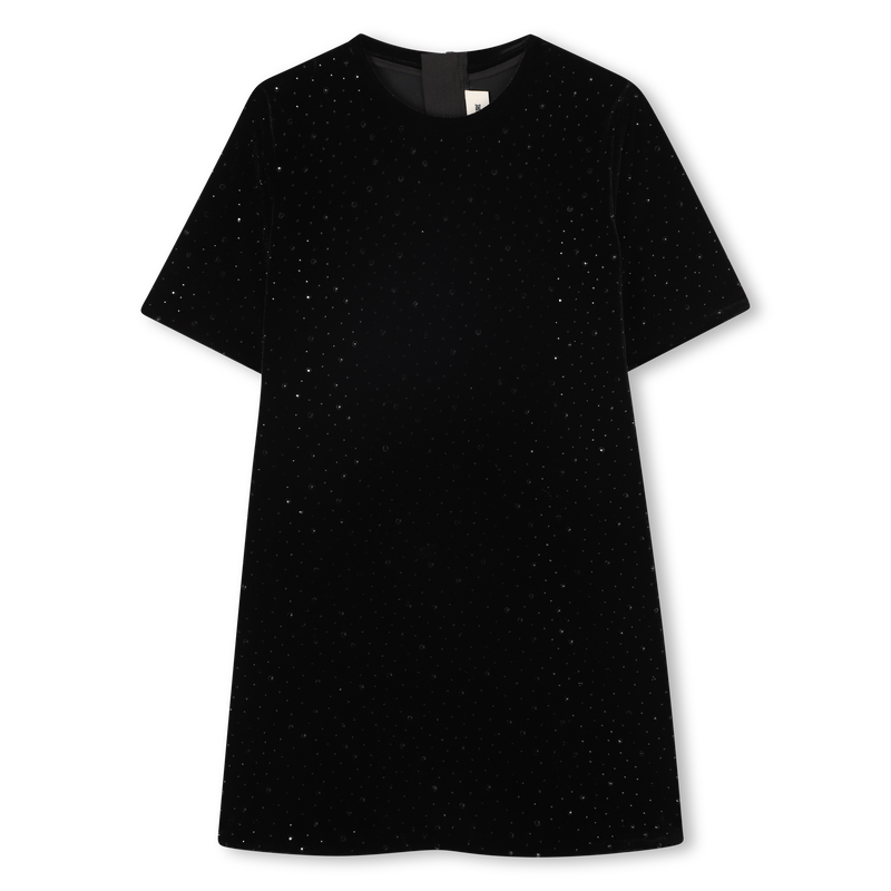 Fluwelen T-shirt jurk ZADIG & VOLTAIRE 
                        GIRL