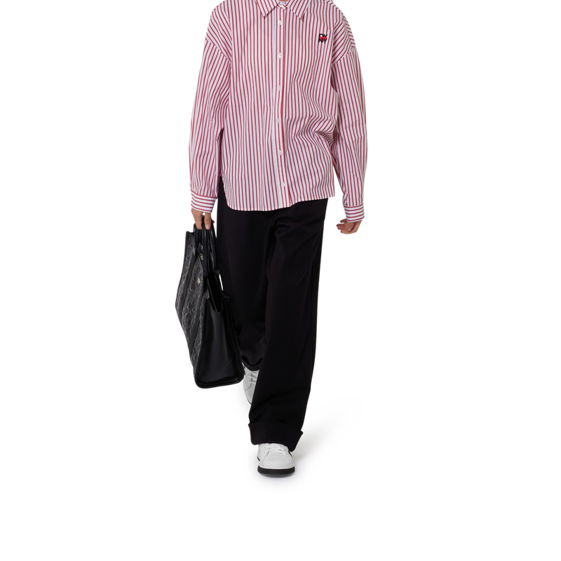 Gestreept overhemd met print DKNY 
                        GIRL