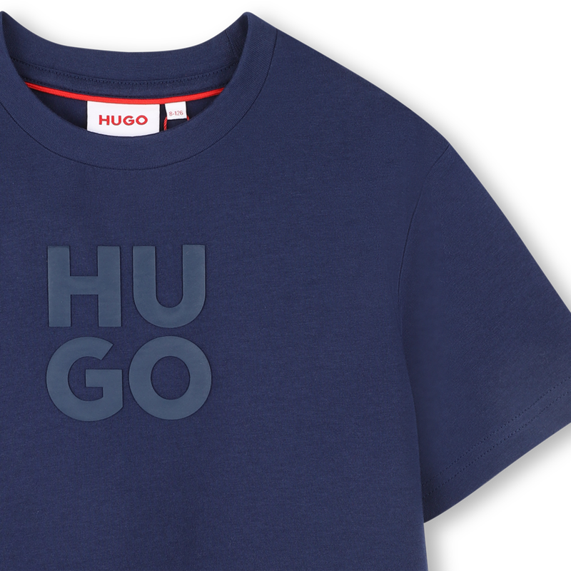 Katoenen T-shirt, korte mouwen HUGO 
                        BOY