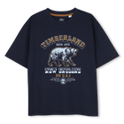 T-shirt met korte mouwen, MARINE, hi-res