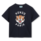 T-shirt met korte mouwen, MARINE, hi-res