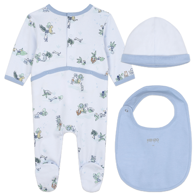 Pyjama, slabbetje en muts KENZO KIDS BOY
