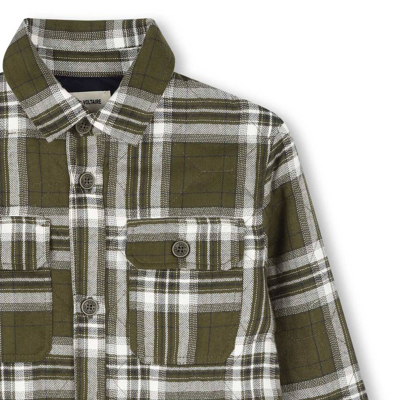 Katoenen overhemd met stiksels ZADIG & VOLTAIRE 
                        BOY