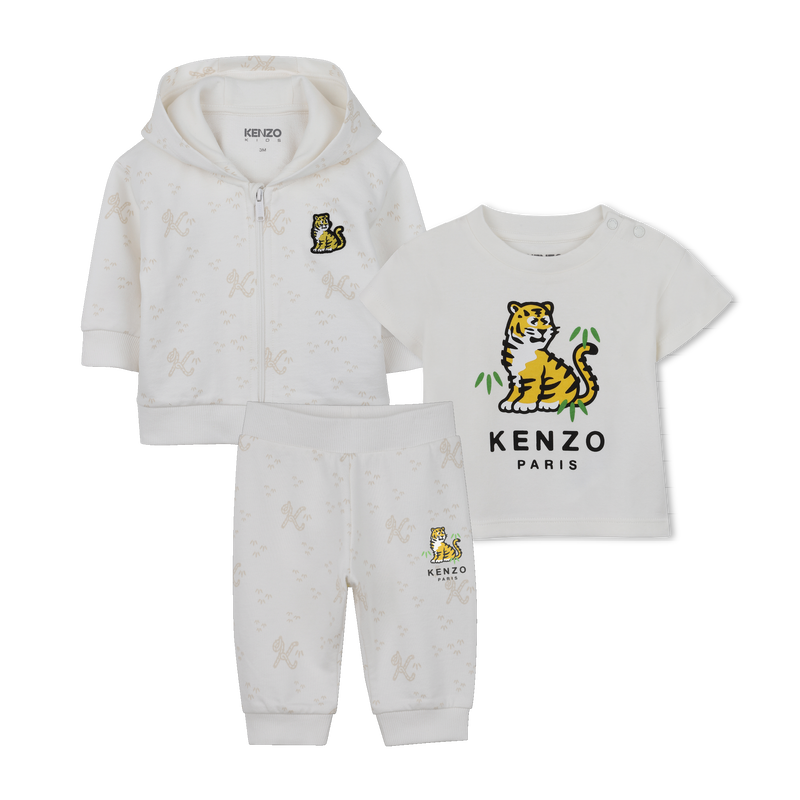 Set broek, cardigan en T-shirt KENZO KIDS 
                        UNISEX