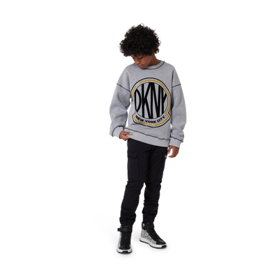 Katoenen broek met zakken DKNY BOY