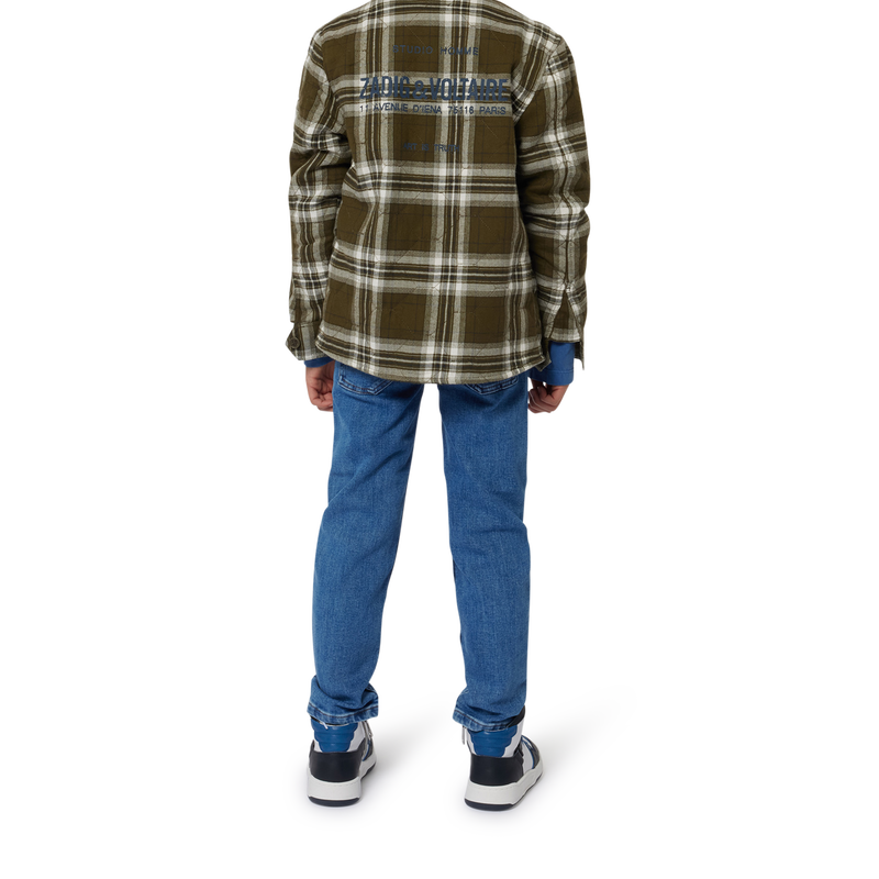 Katoenen overhemd met stiksels ZADIG & VOLTAIRE 
                        BOY