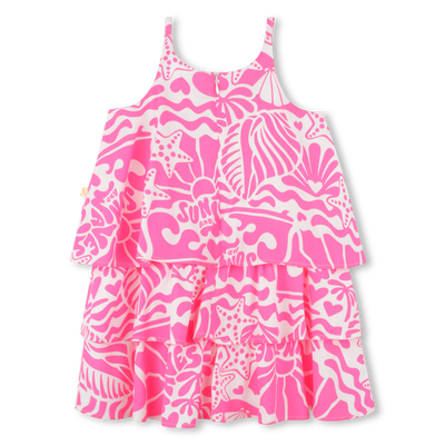 Jurk met ruches van viscose BILLIEBLUSH GIRL