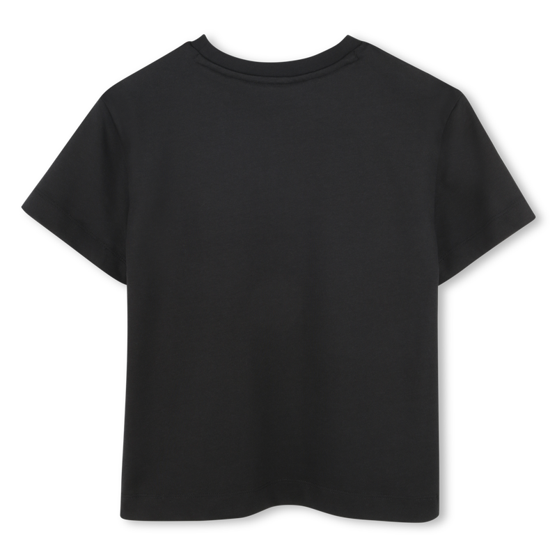 Katoenen T-shirt met logo HUGO 
                        GIRL