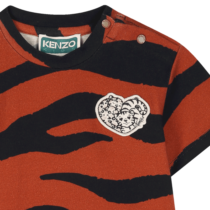 Korte mouwen jurk KENZO KIDS 
                        GIRL
