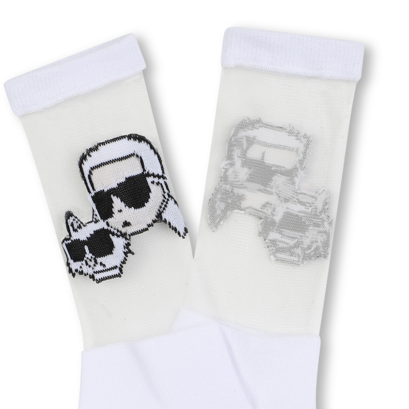 Halfhoge sokken KARL LAGERFELD KIDS 
                        GIRL