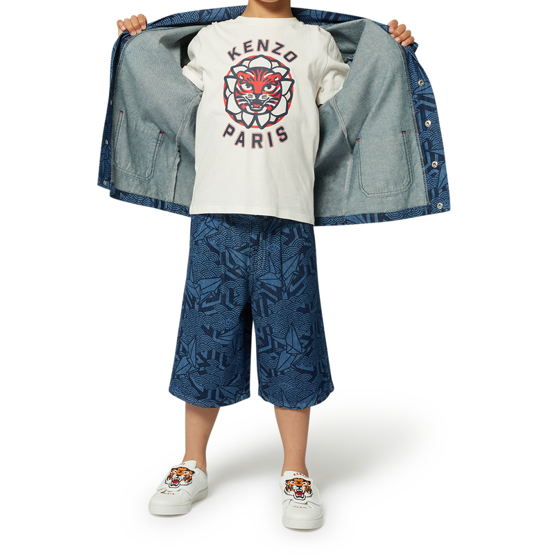 Spijkerjasje met print KENZO KIDS 
                        UNISEX