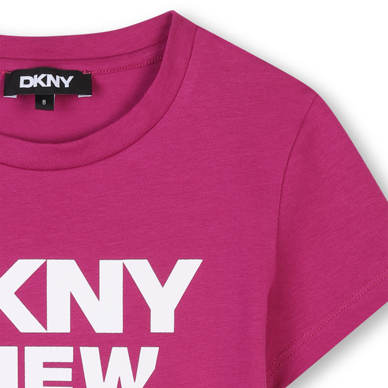 T-shirt met korte mouwen DKNY 
                        GIRL