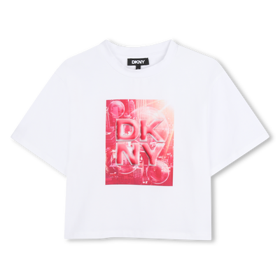 T-SHIRT MET KORTE MOUWEN DKNY GIRL