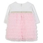 Katoenen formele jurk KARL LAGERFELD KIDS 
                    GIRL