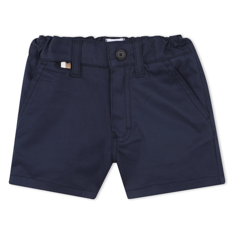 Effen katoenen short BOSS 
                        BOY