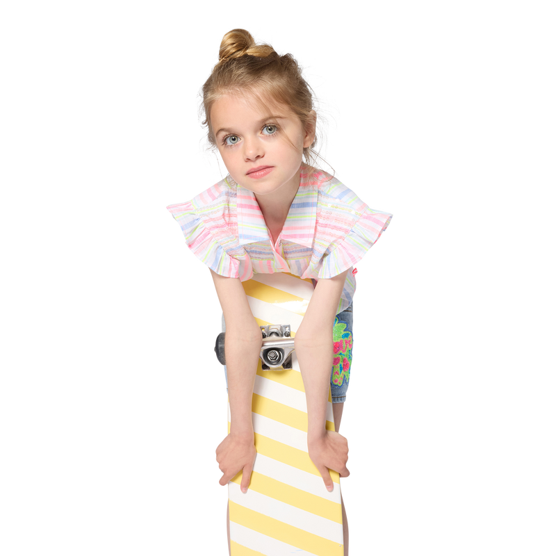 DENIM KORTE BROEK BILLIEBLUSH 
                        GIRL