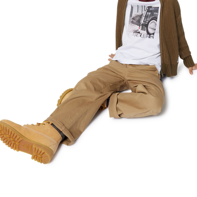 Tweekleurig T-shirt met print TIMBERLAND BOY