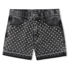 Spijkershort met strass MARC JACOBS 
                    GIRL