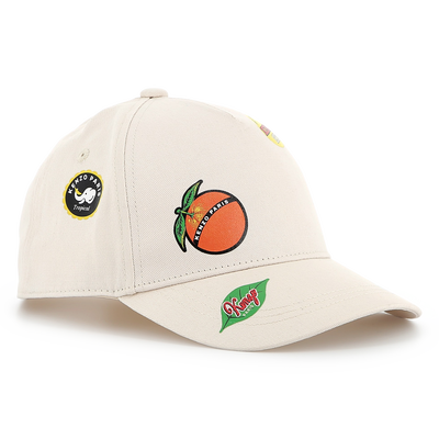 Katoenen pet met prints KENZO KIDS UNISEX