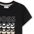 T-shirt met korte mouwen BOSS 
                    BOY