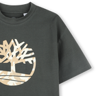 T-shirt met logo in reli&euml;f TIMBERLAND 
                    BOY