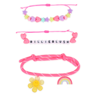 Set van 3 fancy kralen armbanden BILLIEBLUSH 
                    GIRL