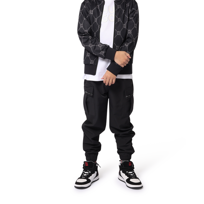 Joggingvest van fleece HUGO 
                        BOY