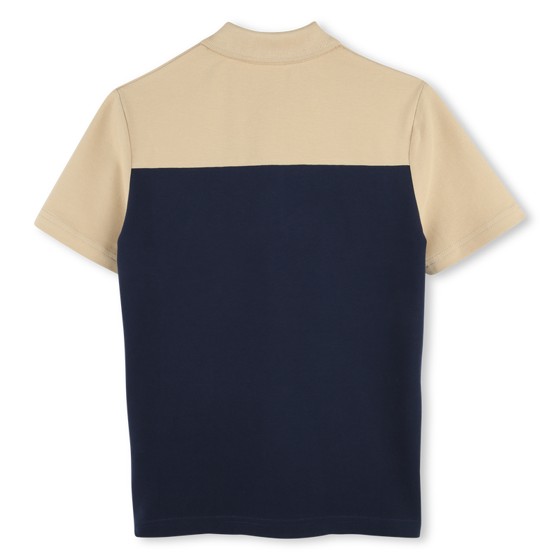 Polo met kleurblokken BOSS 
                        BOY