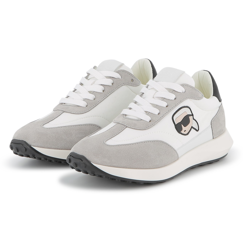 Lage sneakers met veters KARL LAGERFELD KIDS 
                        BOY