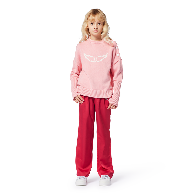 Leren sneakers met veters