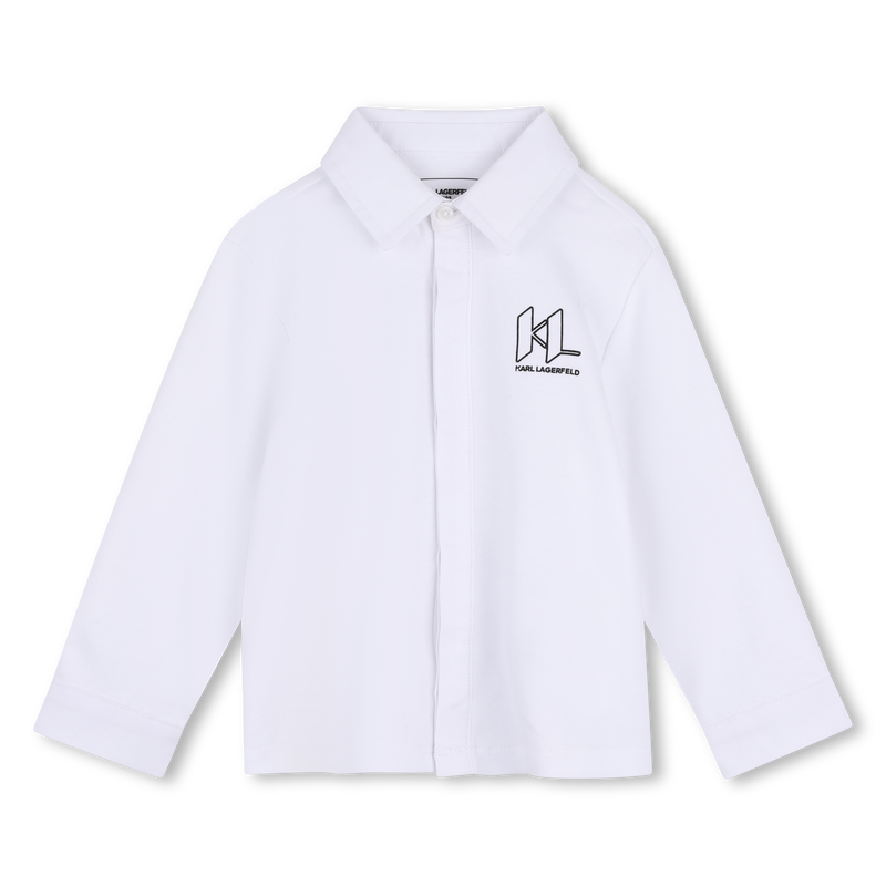 Overhemd en broek set KARL LAGERFELD KIDS 
                        JONGEN