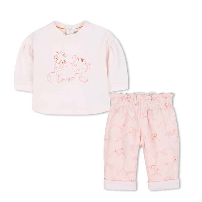 T-shirt + broek set KENZO KIDS 
                        GIRL
