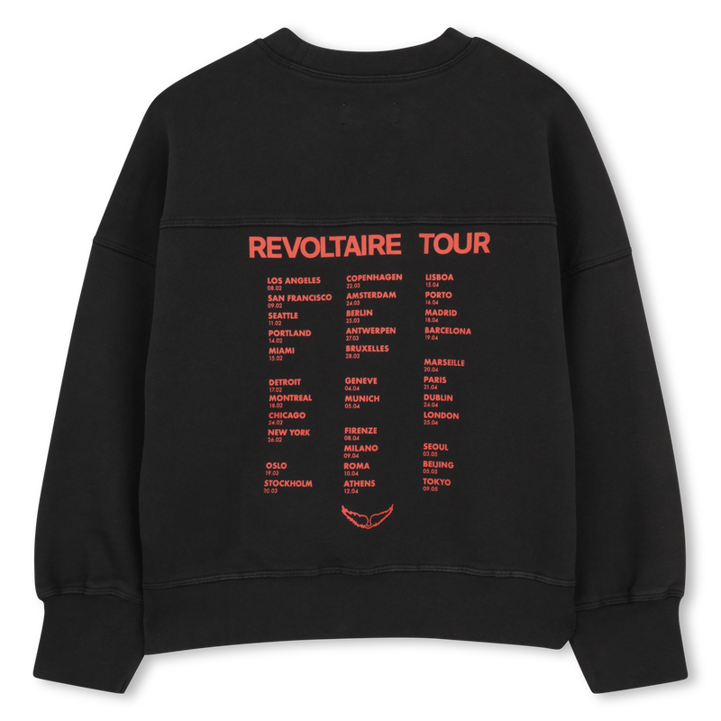 SWEATSHIRT MET RONDE HALS ZADIG & VOLTAIRE 
                        GIRL