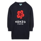 Gebreide jurk KENZO KIDS 
                    GIRL