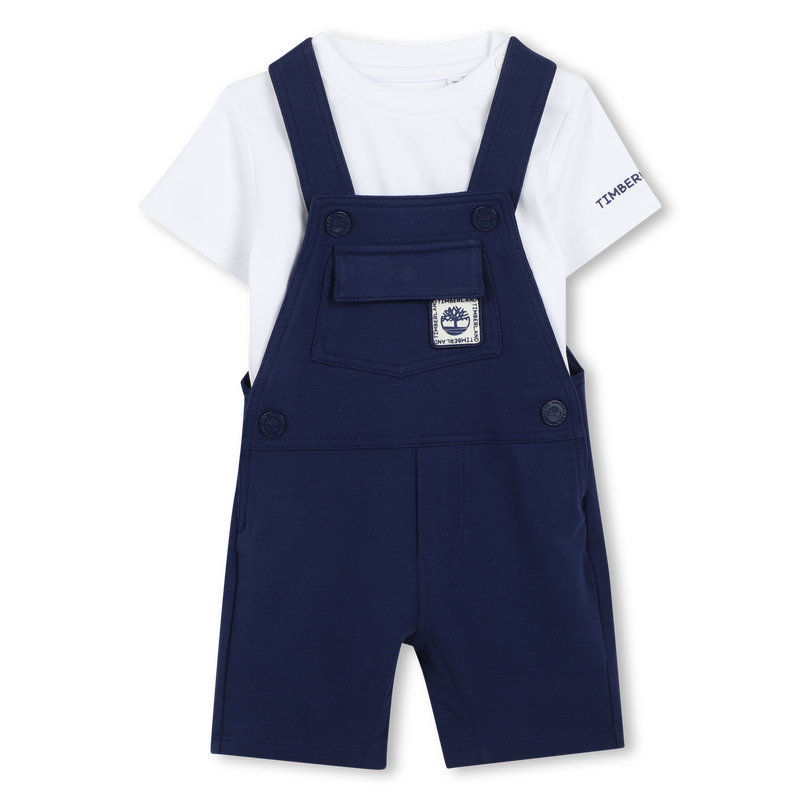 Setje T-shirt en tuinbroek TIMBERLAND 
                        JONGEN