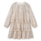 Jurk met ruches met pailletten BILLIEBLUSH 
                    GIRL