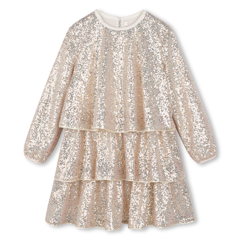 Jurk met ruches met pailletten BILLIEBLUSH 
                        GIRL