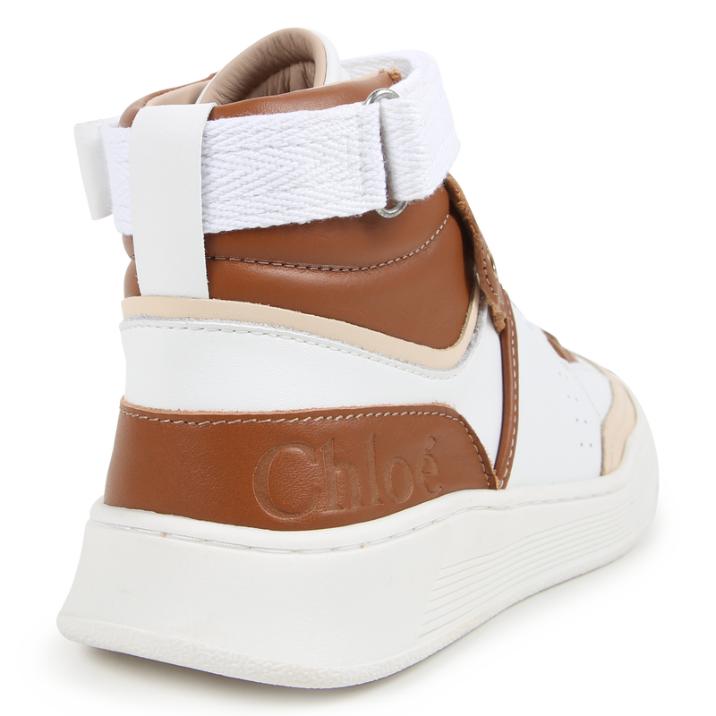 Lederen sneakers met veters CHLOE 
                        GIRL