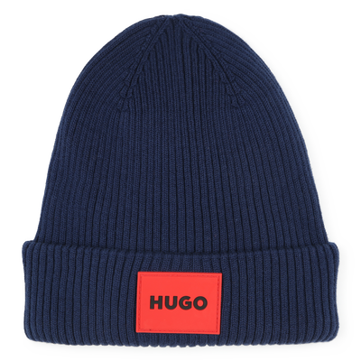 Gebreide muts van katoen HUGO UNISEX
