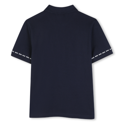 POLOSHIRT MET KORTE MOUWEN BOSS BOY