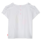 Katoenen T-shirt korte mouwen BILLIEBLUSH 
                    MEISJE