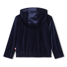 Vest van velours met capuchon BILLIEBLUSH 
                    GIRL