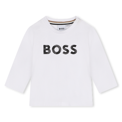 Katoenen T-shirt met logo BOSS BOY